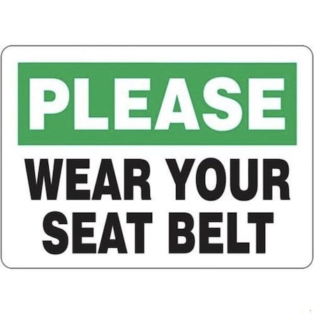 Accuform SAFETY SIGN SLOW  HIGH TRAFFIC AREA MVHR912XL MVHR912XL